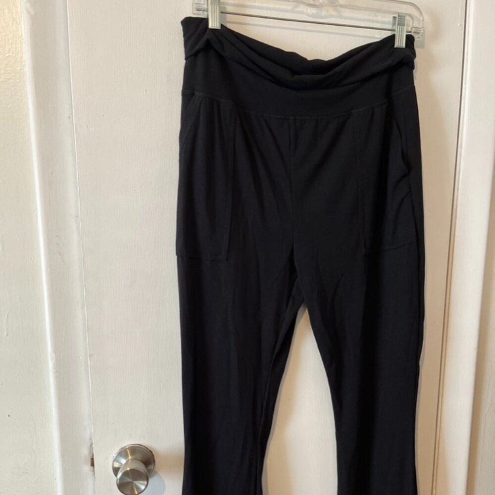 A NEW DAY PULL ON HIGH WAIST Wide-leg Black Pants SZ XL